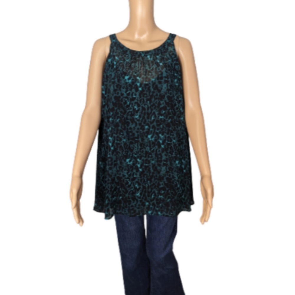 Torrid Babydoll Chiffon Goddess Neck Tank 3